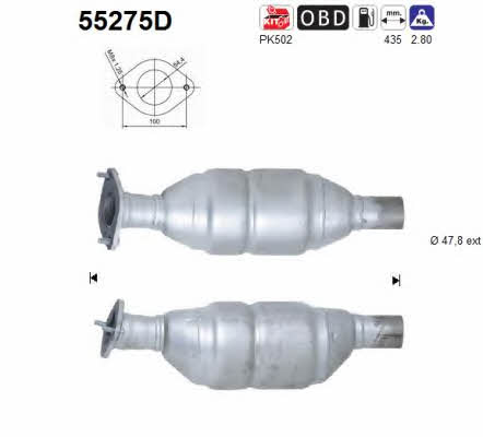 As 55275D Catalytic Converter 55275D: Buy near me in Poland at 2407.PL - Good price!
