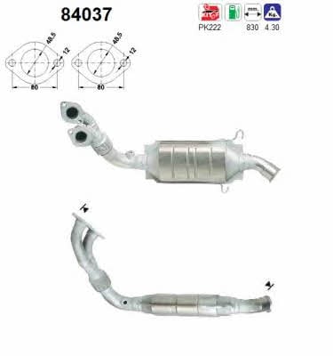As 84037 Catalytic Converter 84037: Buy near me in Poland at 2407.PL - Good price!