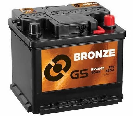Gs BRZ063 Battery Gs 12V 40AH 350A(EN) R+ BRZ063: Buy near me in Poland at 2407.PL - Good price!