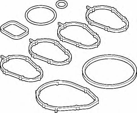 Wilmink Group WG1194543 Intake manifold gaskets, kit WG1194543: Buy near me in Poland at 2407.PL - Good price!