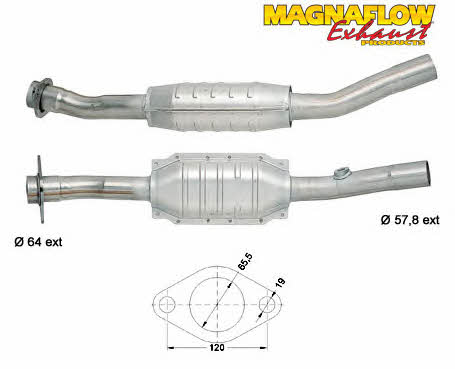 Magnaflow 81604 Каталізатор 81604: Приваблива ціна - Купити у Польщі на 2407.PL!