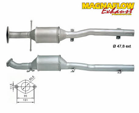 Magnaflow 82556 Каталізатор 82556: Приваблива ціна - Купити у Польщі на 2407.PL!