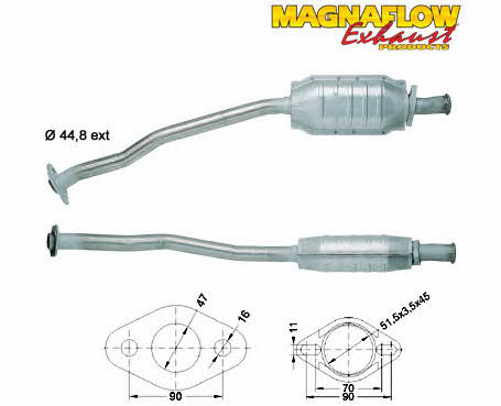 Magnaflow 85808 Катализатор 85808: Отличная цена - Купить в Польше на 2407.PL!