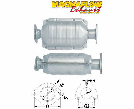 Magnaflow 85866D Каталізатор 85866D: Приваблива ціна - Купити у Польщі на 2407.PL!