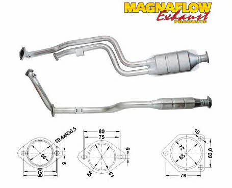 Magnaflow 85046 Catalytic Converter 85046: Buy near me in Poland at 2407.PL - Good price!