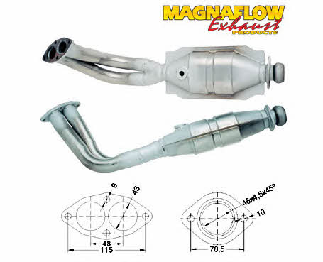 Magnaflow 87016 Catalytic Converter 87016: Buy near me in Poland at 2407.PL - Good price!