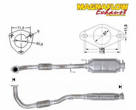 Magnaflow 71607D Katalysator 71607D: Kaufen Sie zu einem guten Preis in Polen bei 2407.PL!