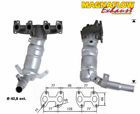 Magnaflow 71811 Катализатор 71811: Отличная цена - Купить в Польше на 2407.PL!
