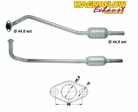 Magnaflow 85830 Катализатор 85830: Отличная цена - Купить в Польше на 2407.PL!