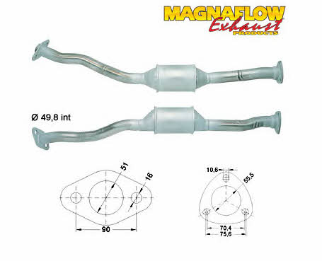 Magnaflow 85811 Катализатор 85811: Отличная цена - Купить в Польше на 2407.PL!