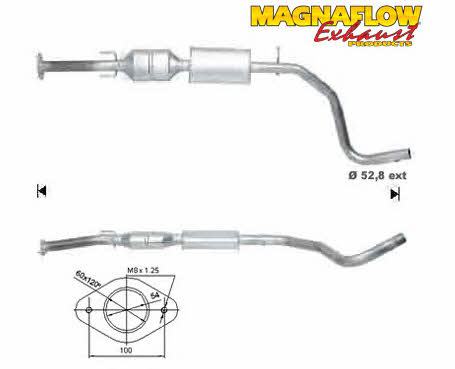 Magnaflow 71806D Каталізатор 71806D: Приваблива ціна - Купити у Польщі на 2407.PL!