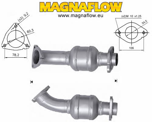Magnaflow 67601D Катализатор 67601D: Отличная цена - Купить в Польше на 2407.PL!