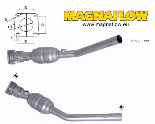 Magnaflow 61602 Katalizator 61602: Dobra cena w Polsce na 2407.PL - Kup Teraz!