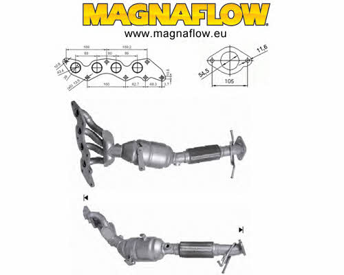 Magnaflow 62505 Catalytic Converter 62505: Buy near me in Poland at 2407.PL - Good price!