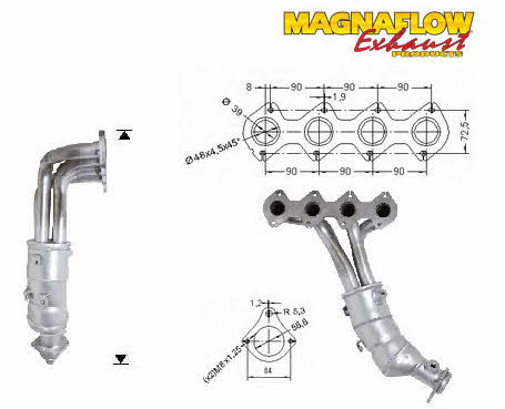 Magnaflow 75030 Catalytic Converter 75030: Buy near me in Poland at 2407.PL - Good price!