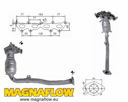 Magnaflow 61807 Каталізатор 61807: Приваблива ціна - Купити у Польщі на 2407.PL!