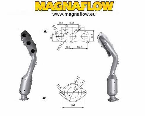 Magnaflow 69704 Катализатор 69704: Отличная цена - Купить в Польше на 2407.PL!