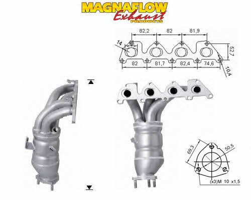 Magnaflow 68812 Каталізатор 68812: Приваблива ціна - Купити у Польщі на 2407.PL!