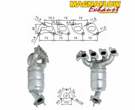Magnaflow 75807 Катализатор 75807: Отличная цена - Купить в Польше на 2407.PL!
