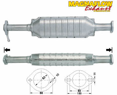 Magnaflow 80062D Каталізатор 80062D: Приваблива ціна - Купити у Польщі на 2407.PL!
