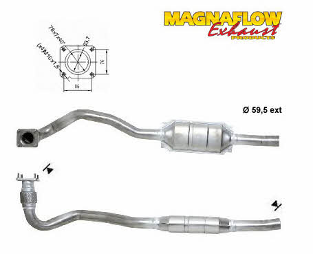 Magnaflow 72520D Катализатор 72520D: Отличная цена - Купить в Польше на 2407.PL!