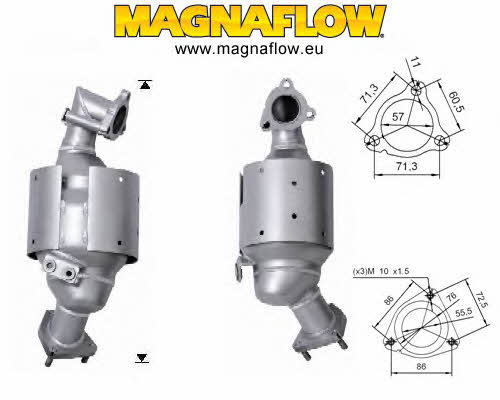 Magnaflow 74816D Катализатор 74816D: Отличная цена - Купить в Польше на 2407.PL!