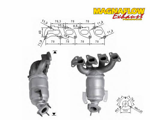 Magnaflow 65812 Катализатор 65812: Отличная цена - Купить в Польше на 2407.PL!