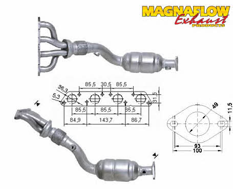 Magnaflow 70611 Catalytic Converter 70611: Buy near me in Poland at 2407.PL - Good price!