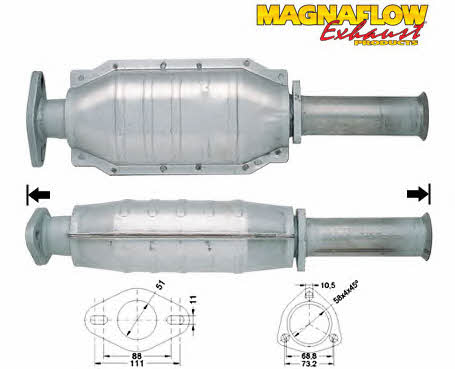 Magnaflow 80012 Katalysator 80012: Kaufen Sie zu einem guten Preis in Polen bei 2407.PL!