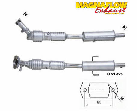 Magnaflow 74805 Катализатор 74805: Отличная цена - Купить в Польше на 2407.PL!