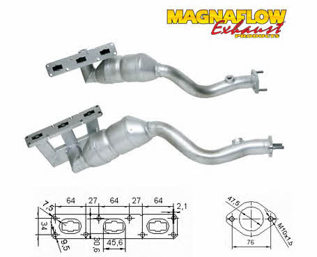 Magnaflow 70605 Катализатор 70605: Отличная цена - Купить в Польше на 2407.PL!