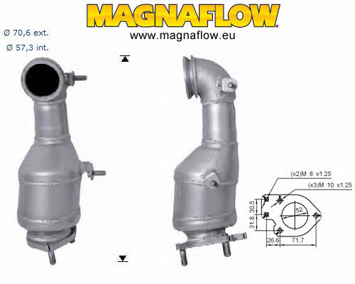 Magnaflow 65816D Каталізатор 65816D: Приваблива ціна - Купити у Польщі на 2407.PL!