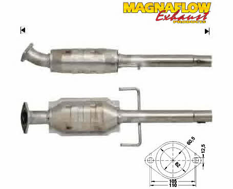 Magnaflow 74801D Катализатор 74801D: Отличная цена - Купить в Польше на 2407.PL!