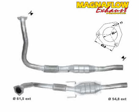 Magnaflow 75804D Catalytic Converter 75804D: Buy near me in Poland at 2407.PL - Good price!