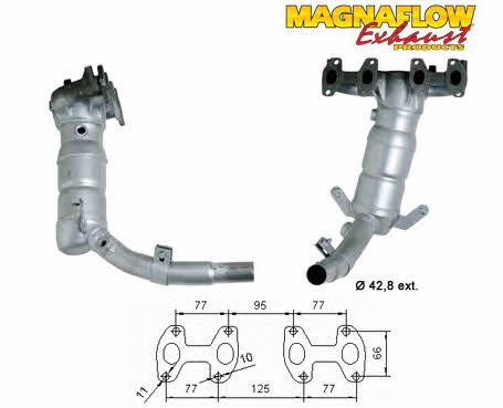 Magnaflow 74301 Катализатор 74301: Отличная цена - Купить в Польше на 2407.PL!