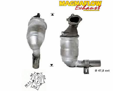 Magnaflow 75817D Каталізатор 75817D: Приваблива ціна - Купити у Польщі на 2407.PL!