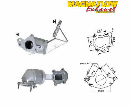 Magnaflow 75820D Catalytic Converter 75820D: Buy near me in Poland at 2407.PL - Good price!