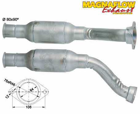 Magnaflow 80946D Каталізатор 80946D: Приваблива ціна - Купити у Польщі на 2407.PL!