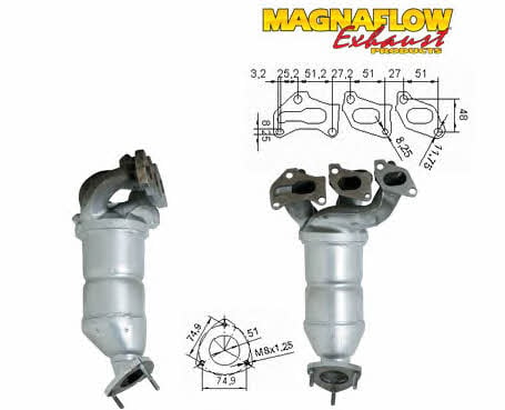 Magnaflow 75806 Katalysator 75806: Kaufen Sie zu einem guten Preis in Polen bei 2407.PL!