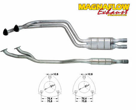 Magnaflow 80662 Каталізатор 80662: Приваблива ціна - Купити у Польщі на 2407.PL!