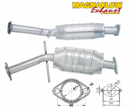 Magnaflow 82522 Каталізатор 82522: Приваблива ціна - Купити у Польщі на 2407.PL!