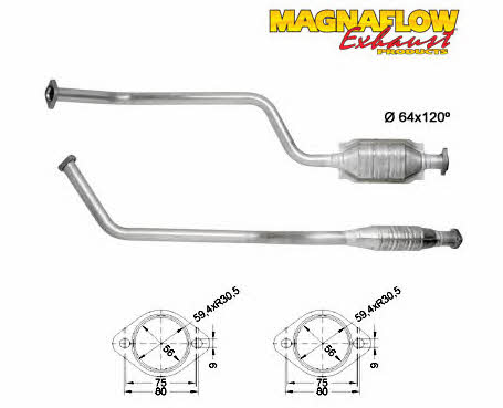 Magnaflow 85055D Каталізатор 85055D: Приваблива ціна - Купити у Польщі на 2407.PL!