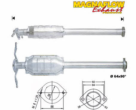 Magnaflow 80065D Каталізатор 80065D: Приваблива ціна - Купити у Польщі на 2407.PL!