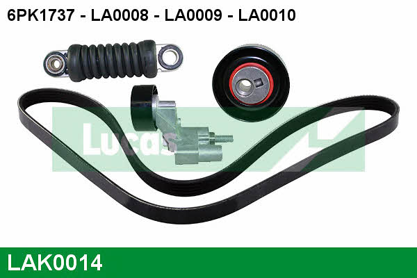 Lucas engine drive LAK0014 Drive belt kit LAK0014: Buy near me in Poland at 2407.PL - Good price!