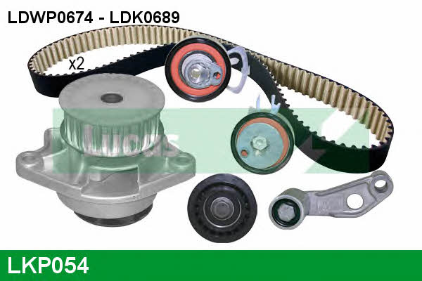 Lucas engine drive LKP054 TIMING BELT KIT WITH WATER PUMP LKP054: Buy near me at 2407.PL in Poland at an Affordable price!