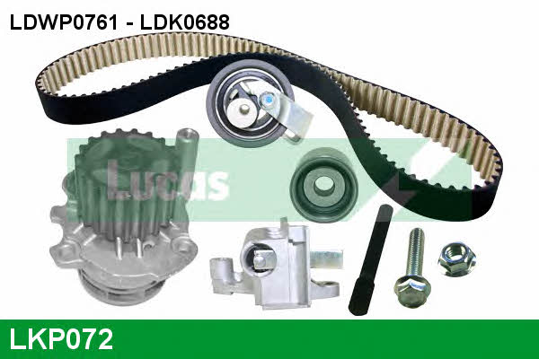 Lucas engine drive LKP072 TIMING BELT KIT WITH WATER PUMP LKP072: Buy near me in Poland at 2407.PL - Good price!