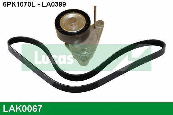  LAK0067 Drive belt kit LAK0067: Buy near me in Poland at 2407.PL - Good price!