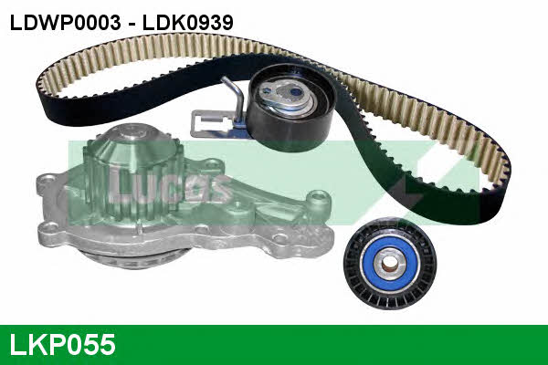 Lucas engine drive LKP055 TIMING BELT KIT WITH WATER PUMP LKP055: Buy near me at 2407.PL in Poland at an Affordable price!