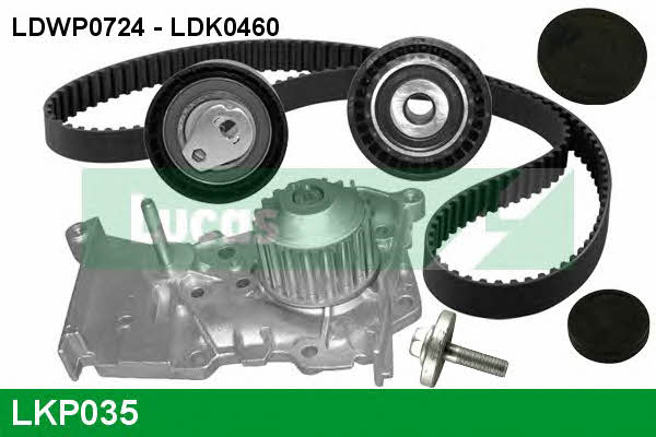Lucas engine drive LKP035 TIMING BELT KIT WITH WATER PUMP LKP035: Buy near me in Poland at 2407.PL - Good price!