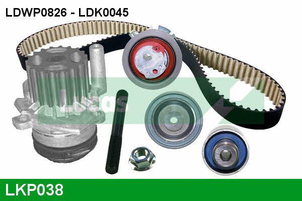 Lucas Engine Drive LKP038 Steuerungseinrichtungsriemen, Satz mit Wasserpumpe LKP038: Kaufen Sie zu einem guten Preis in Polen bei 2407.PL!